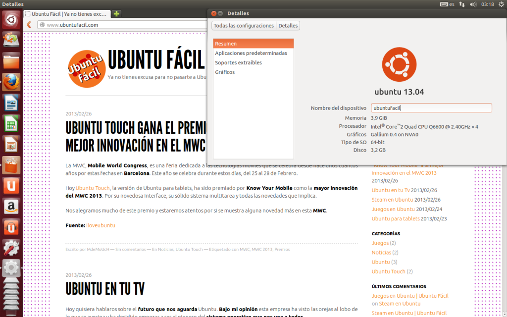 Probando Ubuntu 13.04