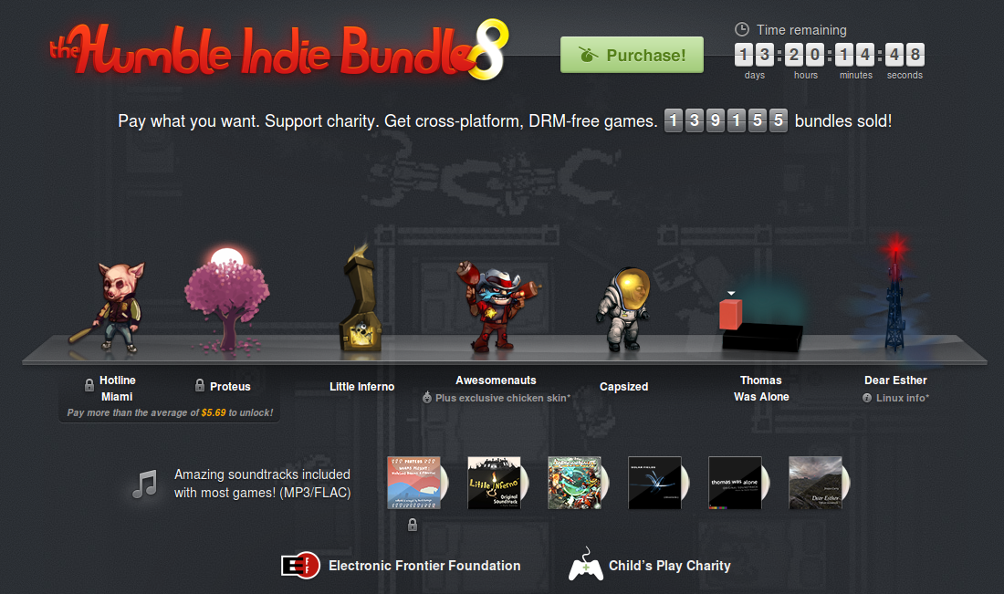 Juegos del Humble Indie Bundle 8